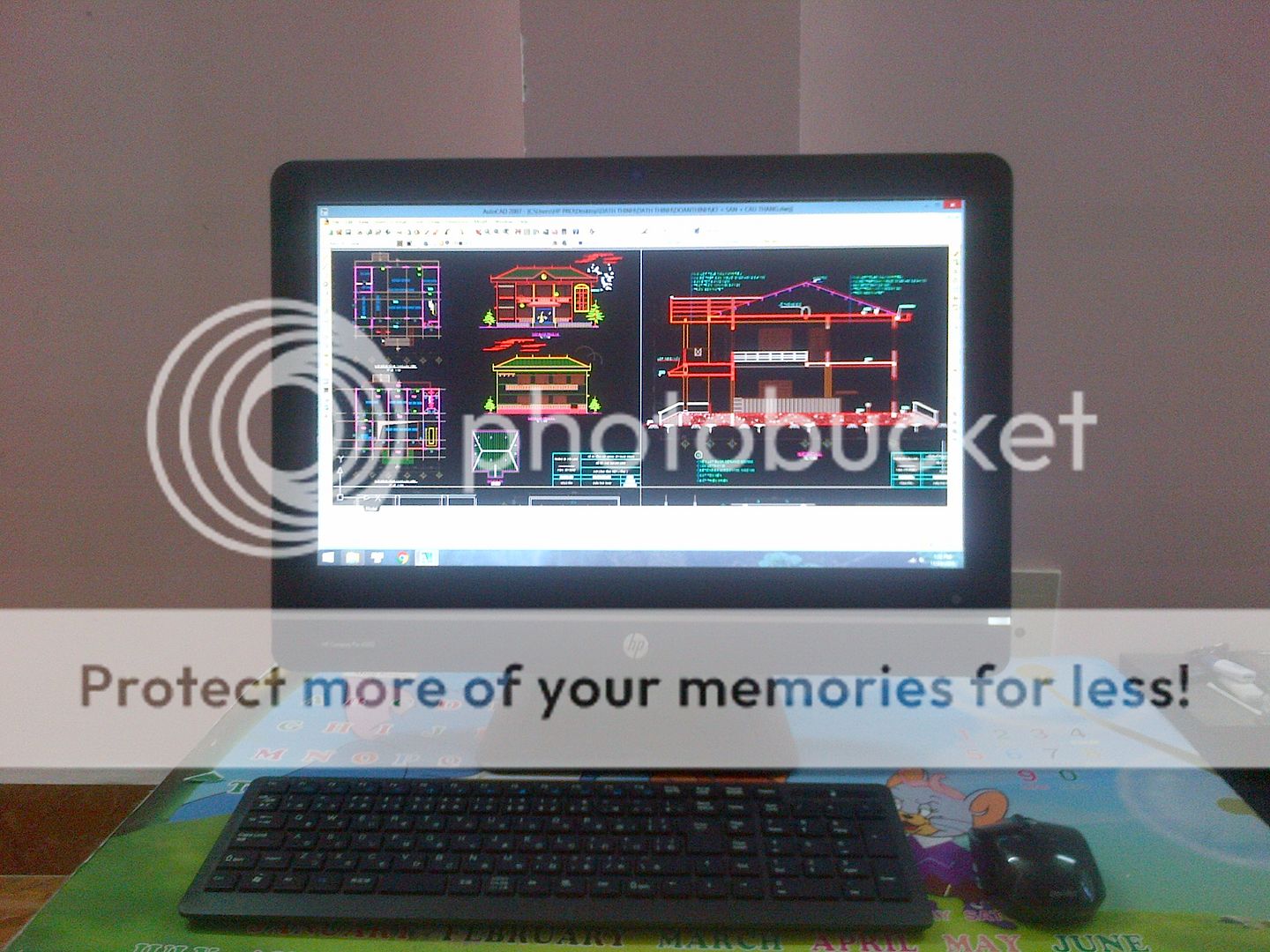 All In One HP 4300 pro hàng độc core i3 6TR9 - 1