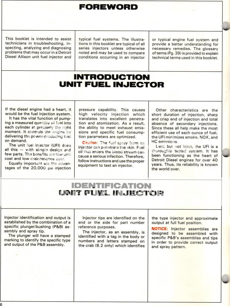 Detroit diesel injector book
